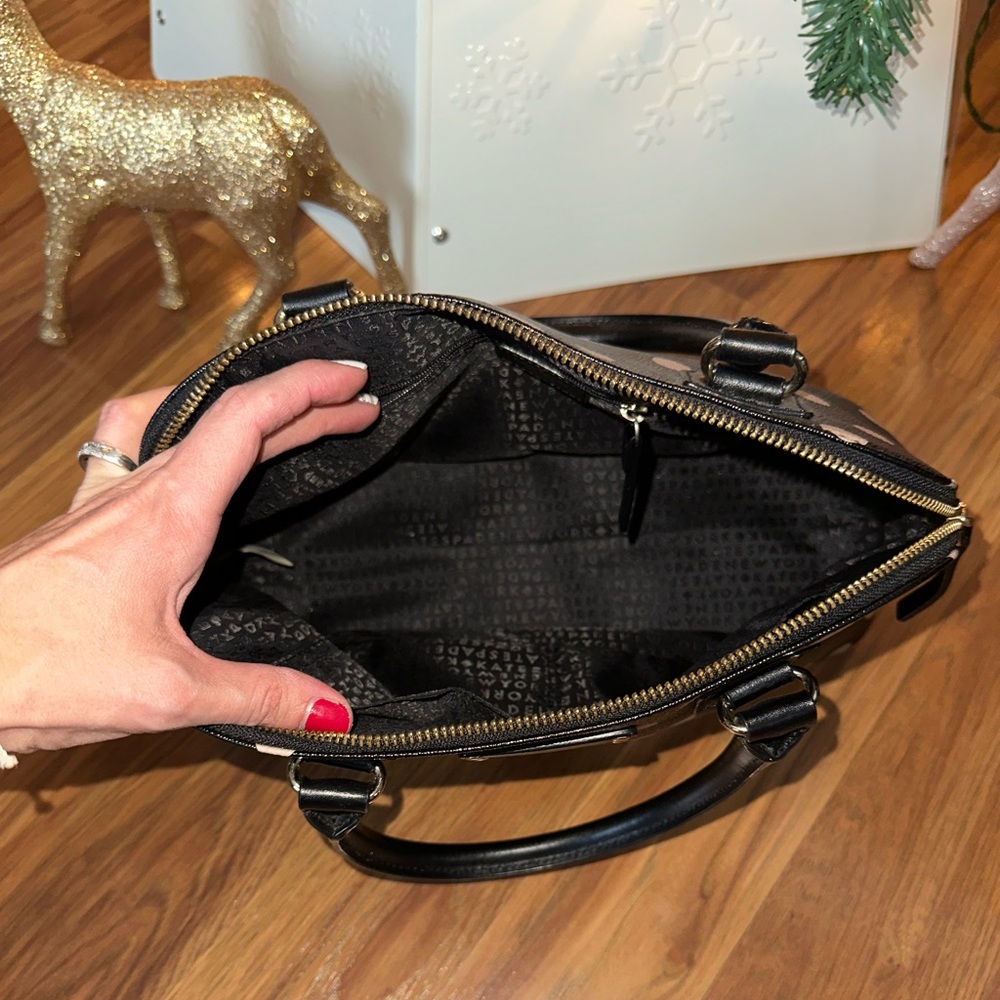 Kate Spade Black and White Polka Dot Satchel - Picture 5 of 5